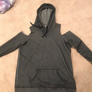 Cold shoulder hoodie